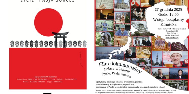 Pokaz filmu „Polacy w Japonii: Życie, Pasja, Sukces”